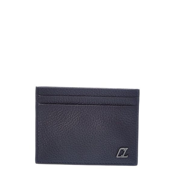 Christian Louboutin Kios Leather Card Holder Black